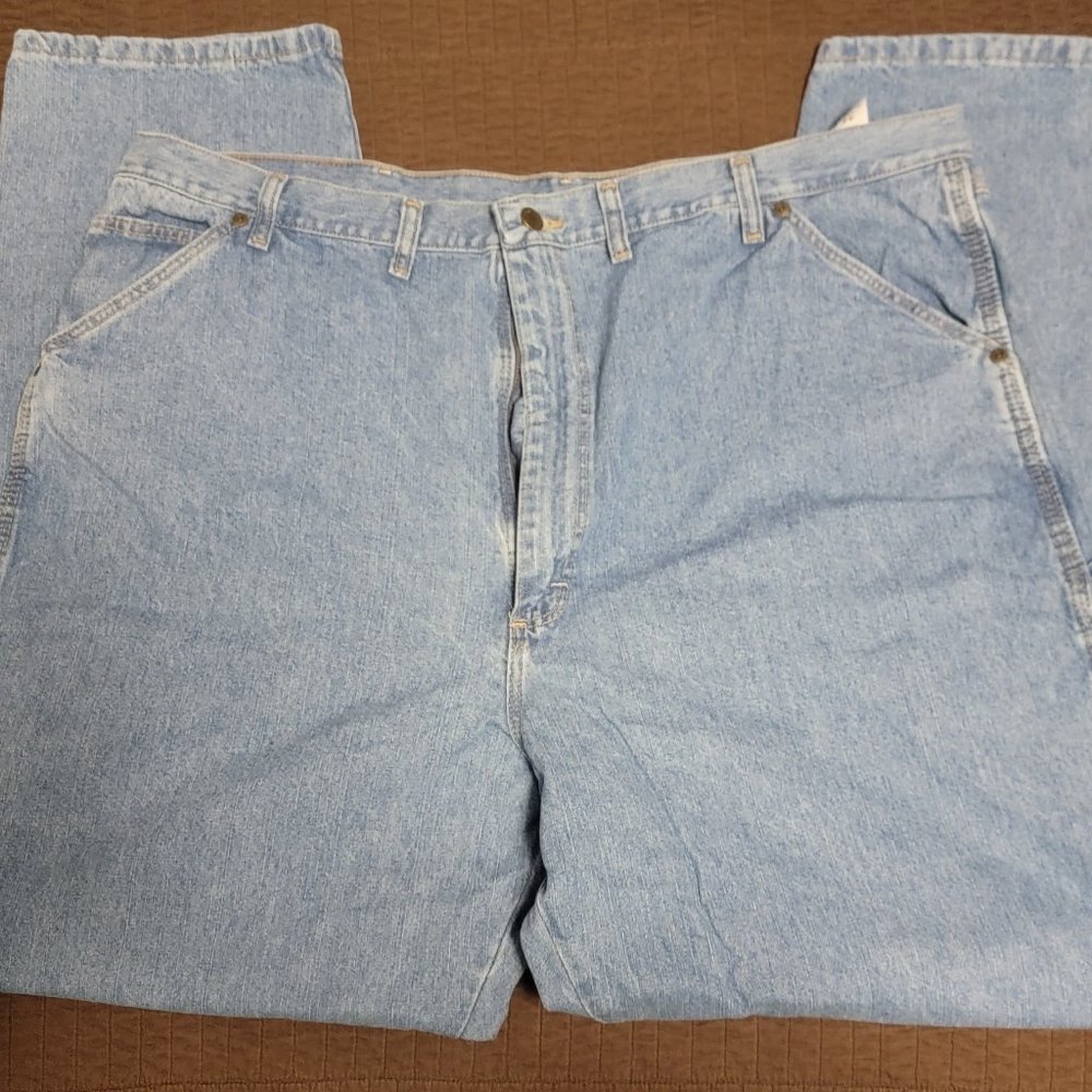 Men's Wrangler Rugged Wear Carpenter Jeans W44xL32 NEW,NEVER WORN